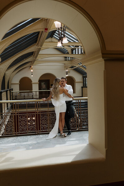 luxury bridal photos at michigan state captial
