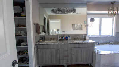 Featuring custom bookshelves, ceiling wallpaper, and furniture selection designed by Just Design Resources