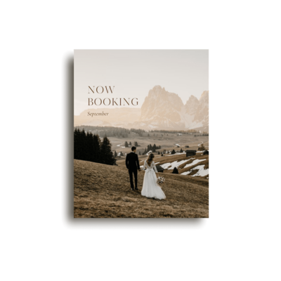 Aesthetic Instagram post templates for wedding photographer