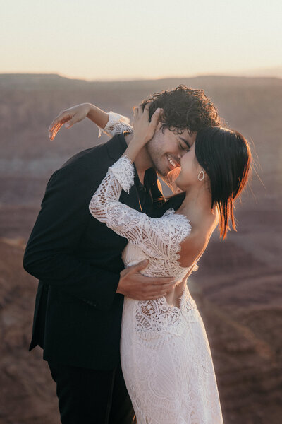 Wedding photography Los Angeles during golden hour.