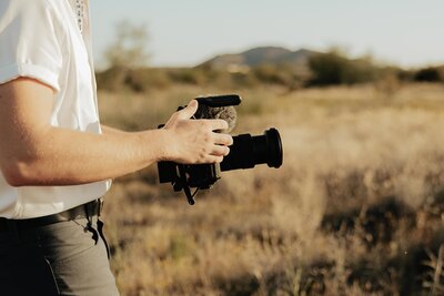Evan Holding a Camera