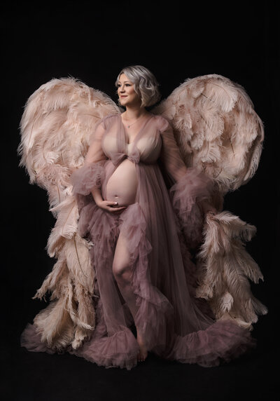 Angelic Maternity Luxury Photograph