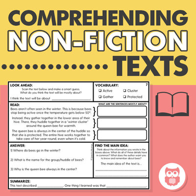Comprehending non-fiction texts for speech therapy