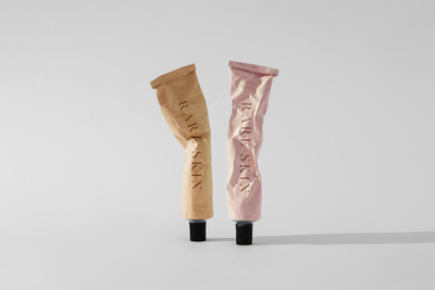 Rare Skin brand design and website design and packaging