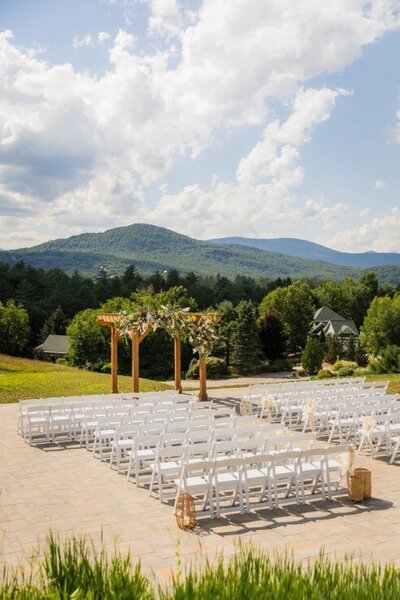 Owl's Nest Resort - Outdoor Wedding Ceremony With Decor