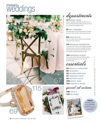 Charleston Weddings Magazine 1