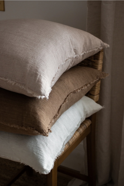 linen pillows