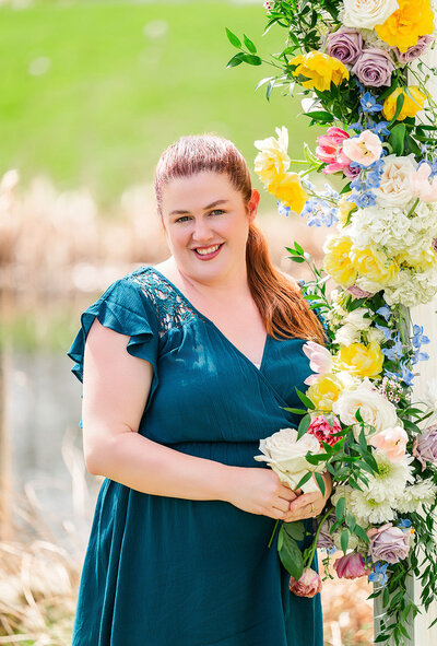 Photo of Beth, the owner of Sassy Diva Designs, a San Francisco wedding planner and florist