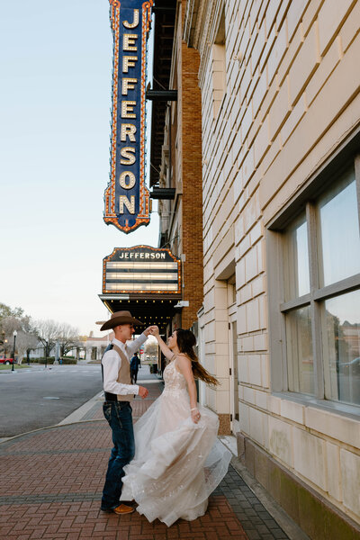Beaumont Texas Wedding Jefferson Theatre Courtney Lasalle Photography-2