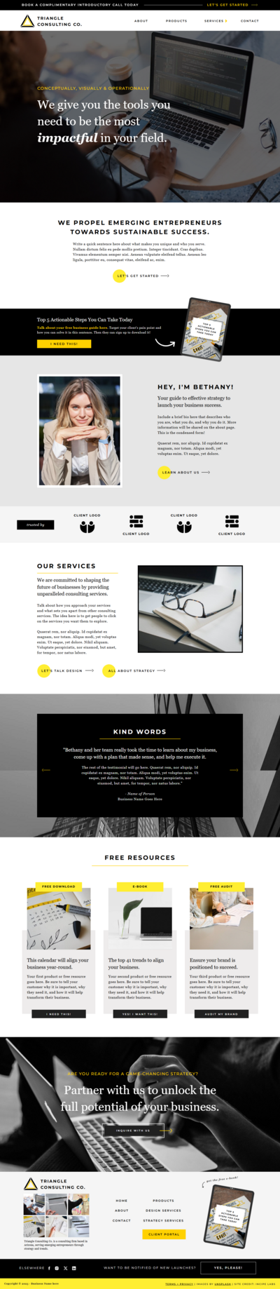incipe Insight preview template