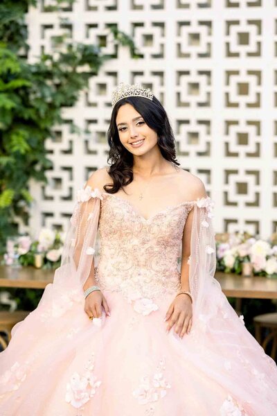 Birthday Girl Poses for her Quinceañera at Hart and Main