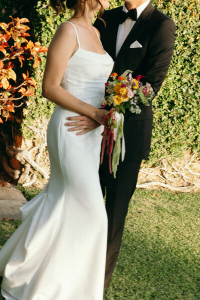 Romantic first look at Lanikohunua with palm trees and ocean breeze
