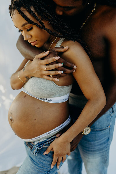 Calvin Klein Maternity Shoot