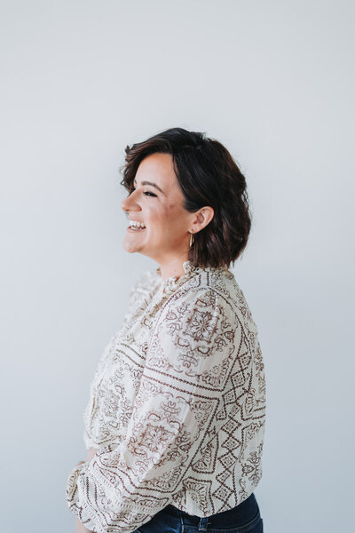 woman side portrait