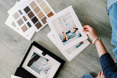 Collection of photography  print and album samples
