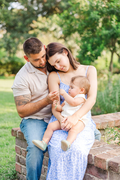South Carolina Family in Hampton Park