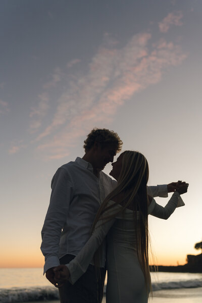 Orange County engagement photography session at Laguna Beach