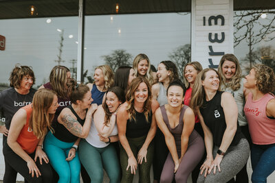 group of people smiling