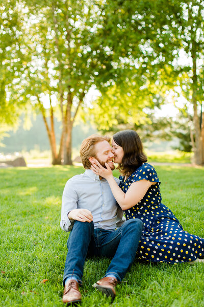 Catholic engagement session in Eau Claire, Wisconsin