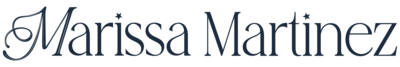 Marissa Martinez primary logo navy