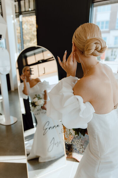 texas wedding bride and groom portait