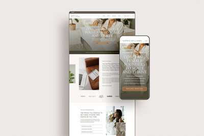 Free Moodboard template for Showit