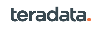 Teradata logo with orange dot at right side