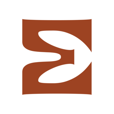 EMarie Design Submark Logo in Brown