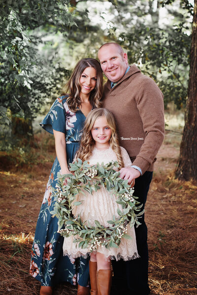 Houston Christmas Tree Farm Family Pictures