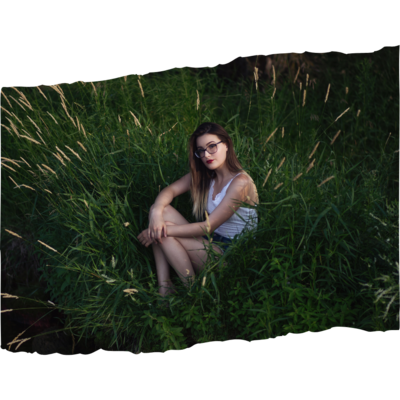 Professional photography of a woman in Bemidji, Minnesota
