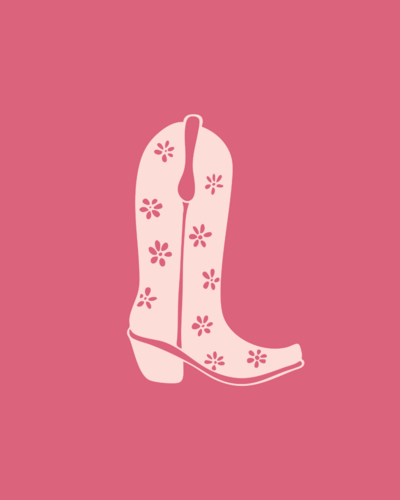 Bright, colorful, retro branding for a wedding florist based in central Texas.
