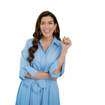 amy headshot in red jacket - side hustle ideas 2023