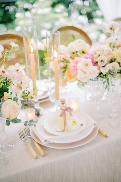 luxury wedding planner table design