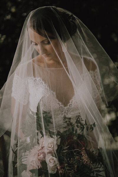 Elopement at a cenote in Tulum, Mexico.