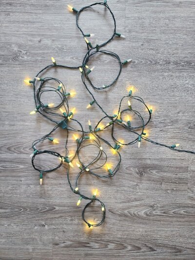 green string lights for wedding rnetal