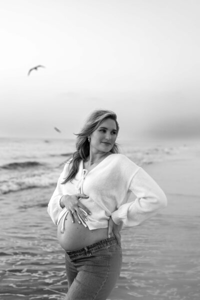 Zwangerschapsshoot in de duinen van Wassenaar