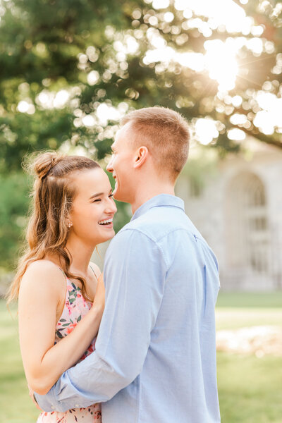 Engagement session at Emory University taken by  a Wedding Photographer in Atlanta