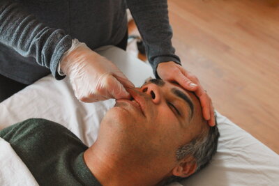 Upledger CranioSacral Therapy mouth work techniques can alleviate pain and tension in the jaw/TMJ. 