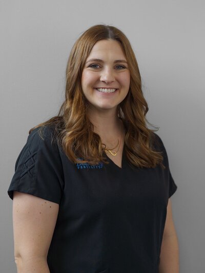 Headshot of Blue Sky Fertility RN, Ashley Ebel