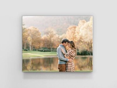 Bride and groom walk up memorial steps at their DC wedding