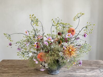 Colourful and festive summer bouquet - Fleuris Studio & Blooms