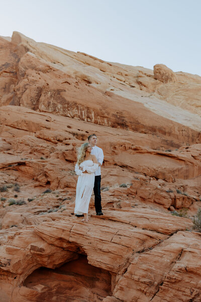 Valley of Fire engagement adventurous photography desert Las Vegas photographer