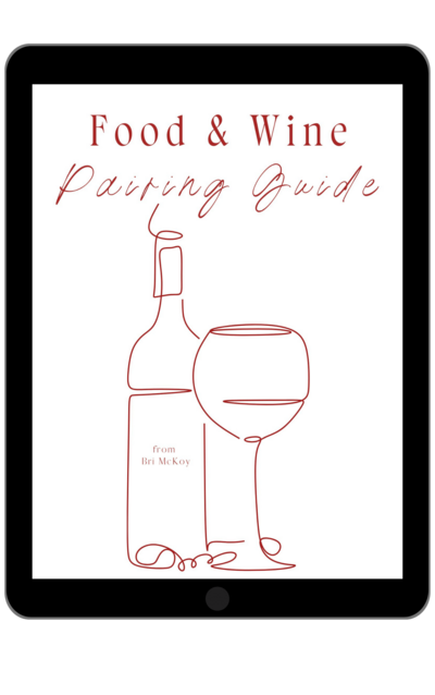 Food and wine pairing guide