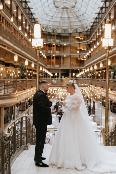 Ohio Wedding first look
