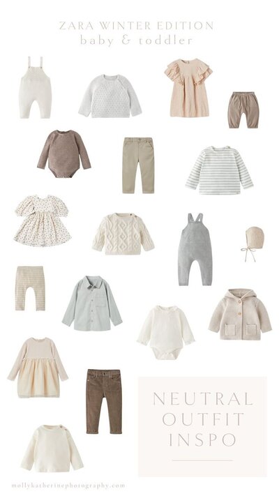 Neutral Outfits _ Baby + Toddler _ Molly Katherine Photography