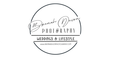 (Black) Final Logo Brenah Devon Weddings and Lifestyle Photography