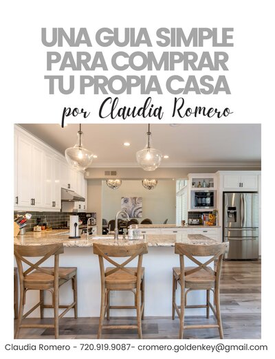 PDF cover of a simple guide to home buying by claudia romero in spanish