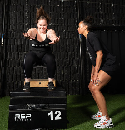 Kate Jasmine women Fit Tribe Gym In Mansfield