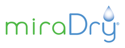 MiraDry permanently reduce armpit sweat logo