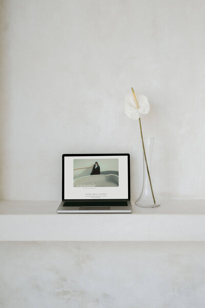 Desktop version of the Instagram links Showit template